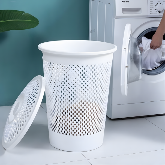 Plastic Laundry Basket Large